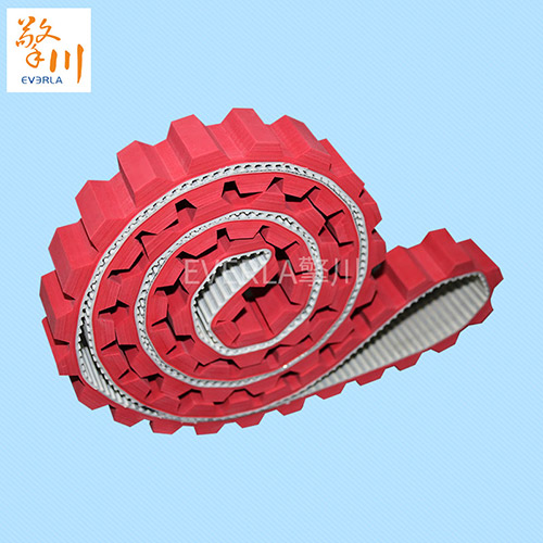表面加紅膠開槽<a href='http://5885889.cn/' target='_blank'><u>PU同步帶</u></a>